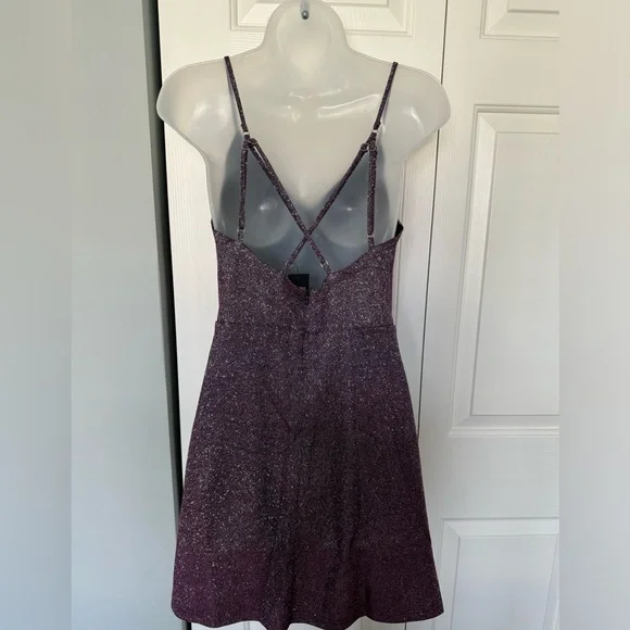 Lulus | Dresses | Lulu Adjustable Cross Back Purple Glitter Dress Size Large New With Tags | Poshmark Lulus | Dresses | Lulu Adjustable Cross Back Purple Glitter Dress Size Large New With Tags | Poshmark